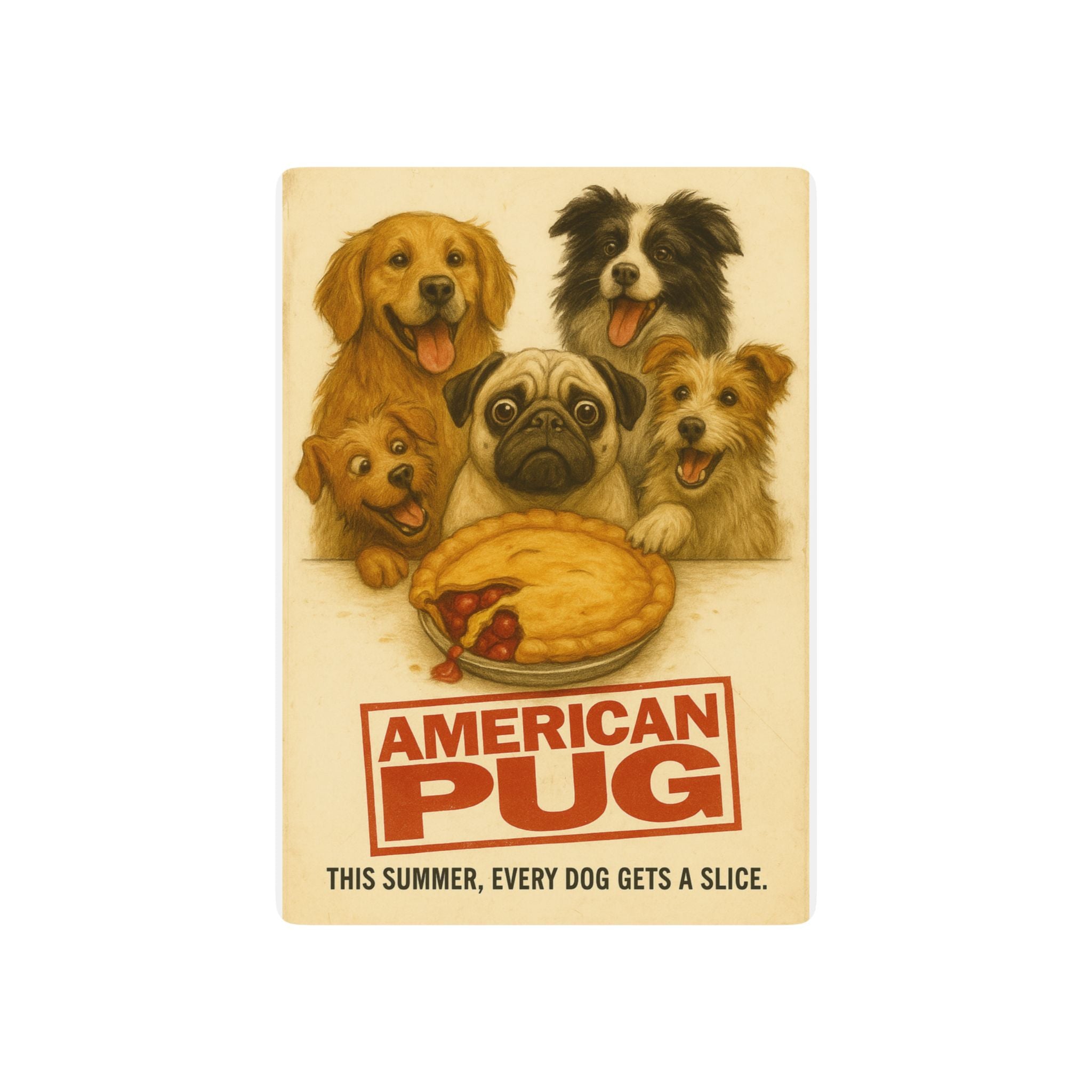 American Pug Playing Cards -- Funny Gift for Dog Lovers and Movie Fans